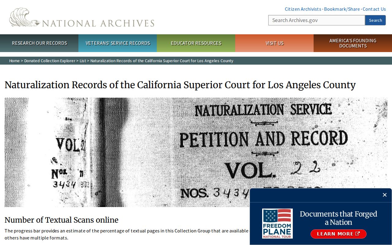 La Puente directories and Los Angeles naturalization archives
